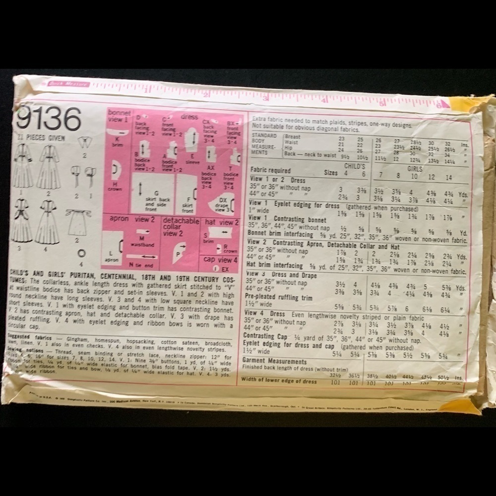 Simplicity pattern 9136 - Picture 2 of 2